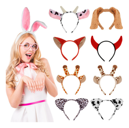 Diadema Con Orejas De Animal, Casco Para Cosplay