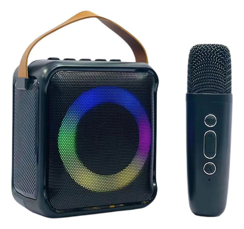 Altavoz Bluetooth Con Micrófono Portátil Karaoke