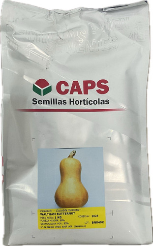 Semillas Calabaza Waltham Butternut - Bolsa 1 Kg
