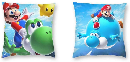 Super Mario Hermanos 2pcs Cubierta Fundas De Almohada C...