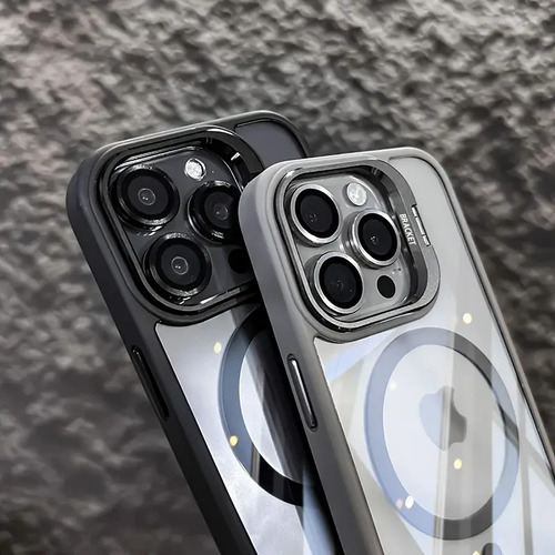 Funda Para iPhone Magsafe Uso Rudo Con Mica Lentes Cámara