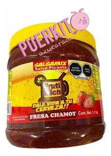 Salsa Dulce, Picante Frutimich Sabor Fresa Chamoy 1.1kg