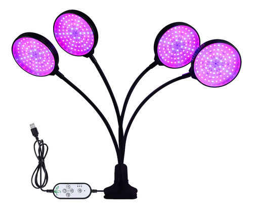 Lámpara De Crecimiento Growing Plant Leves Indoor Clip Lamps