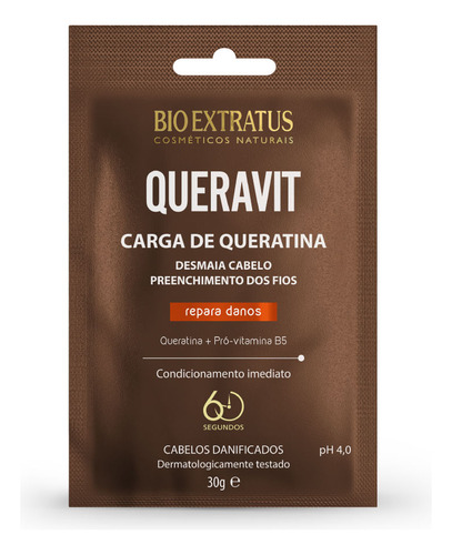 Carga De Queratina Bio Extratus Queravit 30g