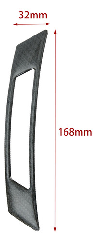 Juego De 2 Pegatinas Reflectantes Dobles De Fibra De Carbono