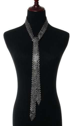 Corbata Brillante Con Diamantes De Imitación Para Mujer, Cor