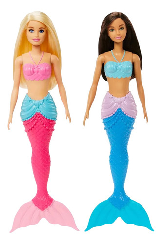 Pack Barbie Sirena Y Ken En La Playa Originales Dreamtopia