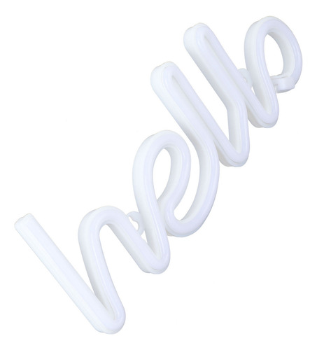 Letrero Led De Neón Con Letras De Saludo, Decoración De Pare