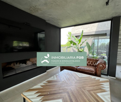 Casa Amoblada Premium En Alquiler En Barrio Araucarias Puertos Del Lago | 4 Dormitorios | Pileta Climatizada | Garage Cubierto