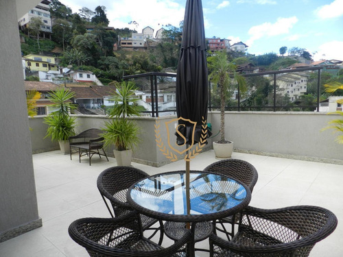 Cobertura À Venda, 80 M² Por R$ 850.000,00 - Agriões - Teresópolis/rj - Co0019