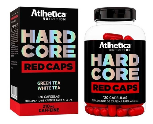 Termogenico Hardcore Red - Atlhetica - 120 Caps