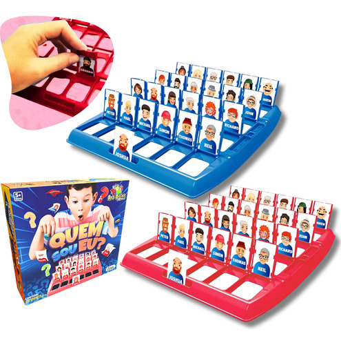 Jogo Quem Sou Eu ? Educativo Com Tabuleiro E Cartas Advinha