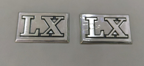 Par De Emblemas Vw Caddy Lx 0047 (Usado)