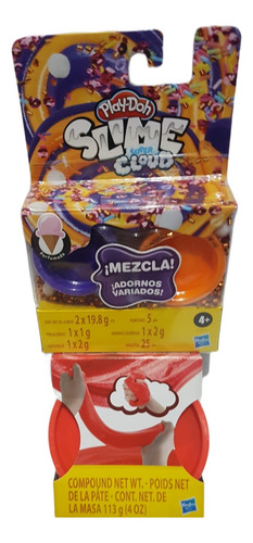 Slime Play Doh Pack De 2 Piezas Alazar Super Cloud