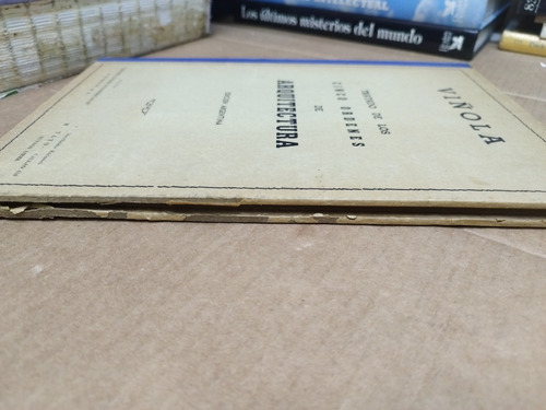 Libro. Tratado De Los Cinco Ordenes De Arquitectura. Viñola. (Usado)