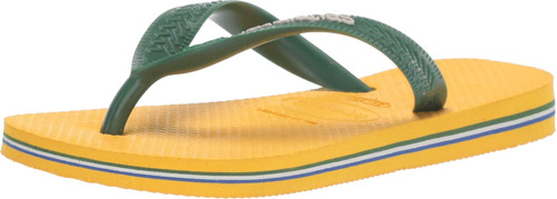 Havaianas Kids Brazil Logo Flip Flops (tod B07v7gdnc7_070424