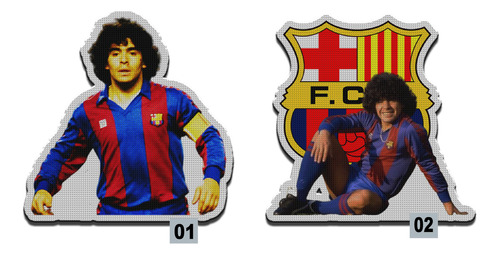 Parche Termoadhesivo Maradona Y Barcelona