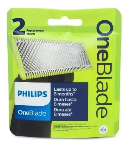 Philips Repuesto Oneblade X 2 Cuchillas Cartucho One Blade