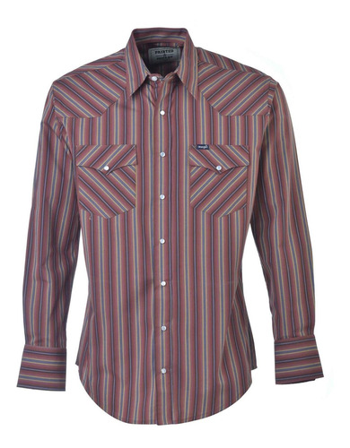 Camisa Vaquera Hombre Wrangler Manga Larga Ro19