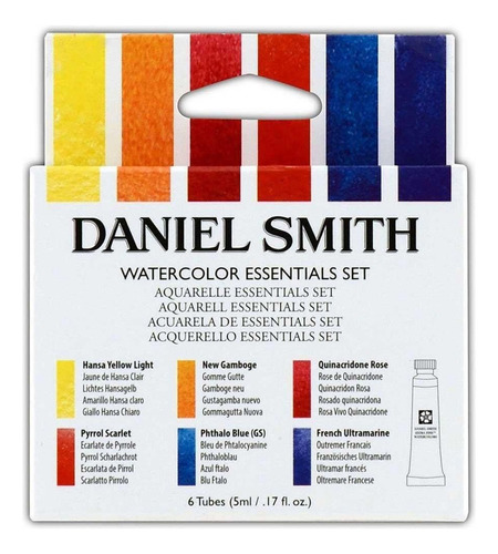 Introducción a Essentials del kit de tubos de Daniel Smith en acuarela
