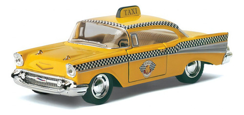 Miniatura Coleção Chevrolet Bel Air 1957 Taxi - 1/40 Metal 