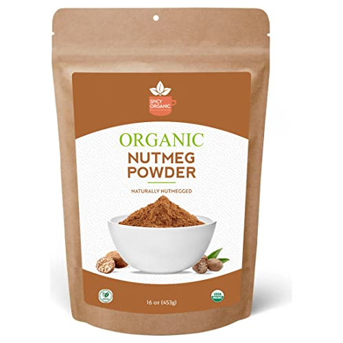 Spicy Organic Polvo De Nuez Moscada Orgánica De Ceilán (paqu