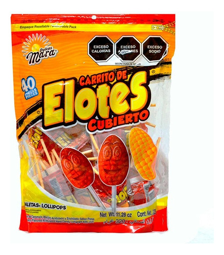 Paleta Elote Con Chile 40 Pzs Carrito Elotes Paleta Mara