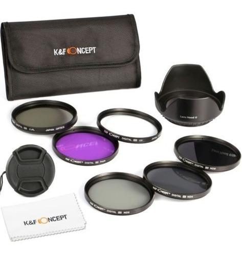 67mm Filtro Uv Cpl Fld Nd 2 4 8 Kit De Densidad Neutra Para 