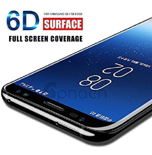 Imagen 5 de 5 de Film Glass Vidrio 6d 9d 11d Galaxy S8 S8+ S9 S9+ Full Cover