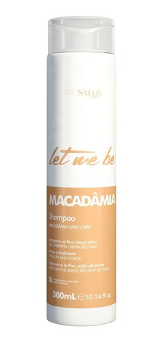 Imagem 1 de 1 de Shampoo Macadâmia Home Care Let Me Be 300ml