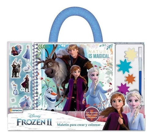 Maletin Para Crear Y Colorear Con Acuarelas Frozen Disney Ed