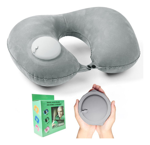 Jywybf Almohada Inflable De Viaje, Almohada De Aire Para El 