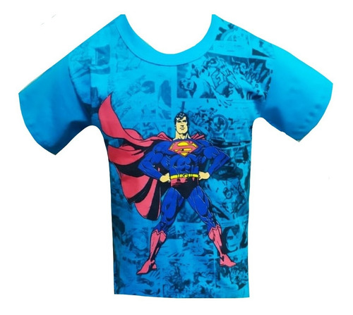 Imagem 1 de 9 de Kit 6 Camiseta Camisa Juvenil Masculino Personagens Herois