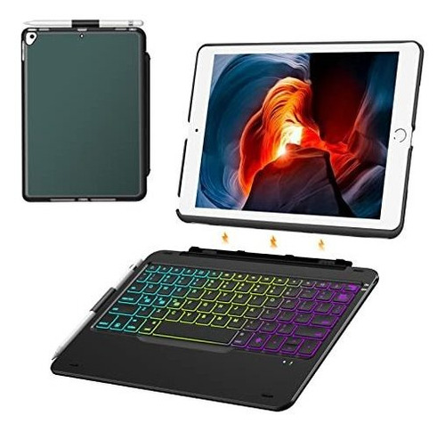 Case De Teclado Fintie Para iPad 10.2 Pulgadas 9th / R3wzj