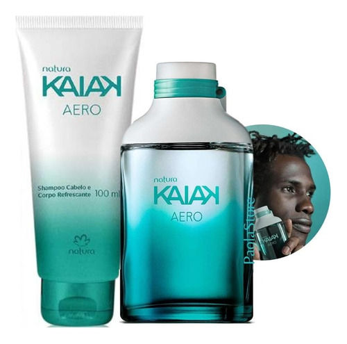 Kaiak Aero Masculino Colonia 100ml Set Regalos Natura