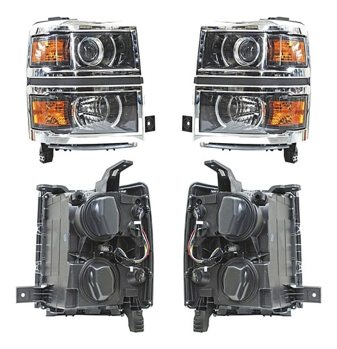 Kit-2 Faros Chevrolet Captiva 15 Generica