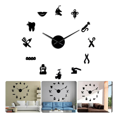 Reloj De Pared Dental Gigante Para Dentista, Reloj De Pared