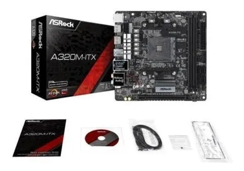 A320m-itx Asrock Am4 Amd Promontorio A320 Sata 6gb/s Usb