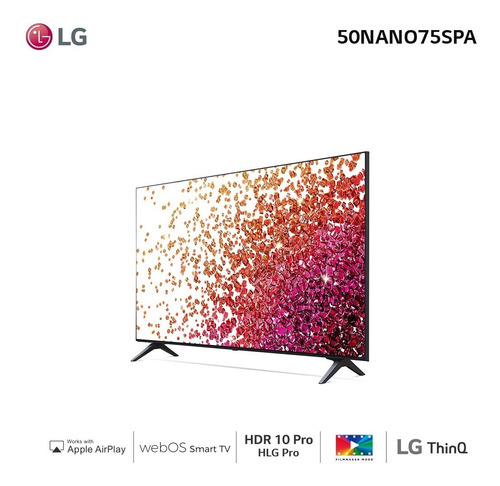 Imagen 2 de 5 de Smart Tv LG Ai Thinq 50nano75spa Led 4k 50 100v/240v