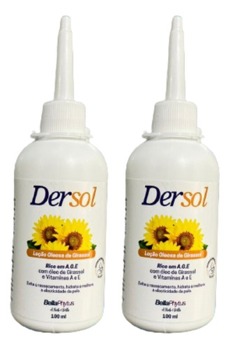 Kit 2x Loção Óleosa De Girassol E Vitaminas A E E 100ml