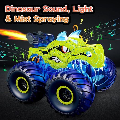 Juguetes De Coche Con Dinosaurios Con Control Remoto Para Ni