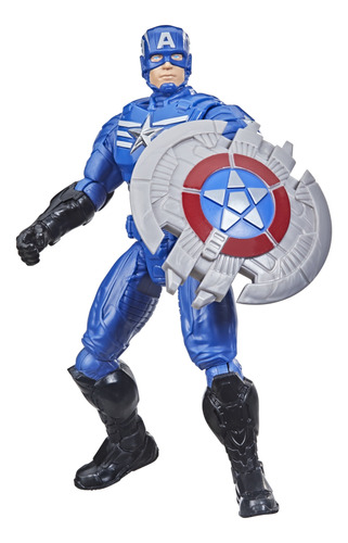 Figura De Acción Del Capitán América Mech Strike De Marvel A