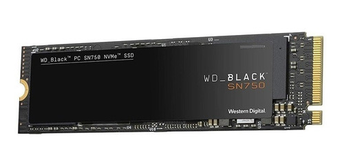 Ssd M.2 500gb Wd Black Sn750 3,430mbps Nvme 2280 Pcie3x4