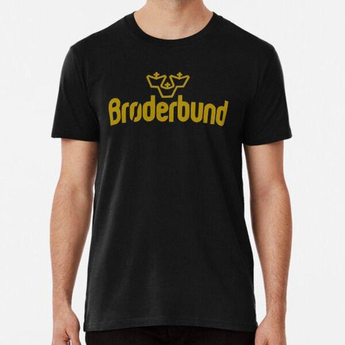 Remera Logotipo De Software Broderbund Vintage Algodon Premi