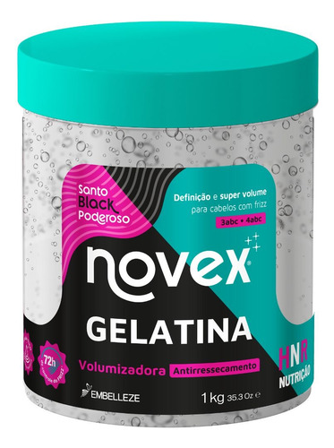 Kit Novex Santo Black Poderoso Day After Perfeito