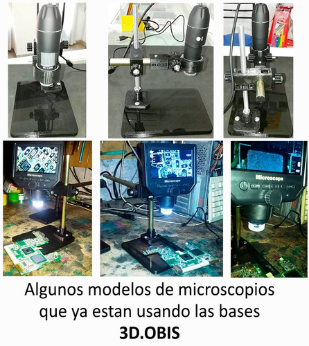 Base Microscopio Alt 350 Base 240x240 Prof 250 Ajustables