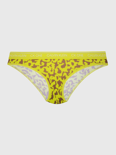 Calzón Bikini Ck One Amarillo Mujer Calvin Klein