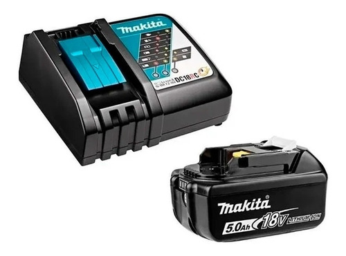 Kit Batería 18v 5.0 Ah + Cargador Rapido Makita 191b51-7