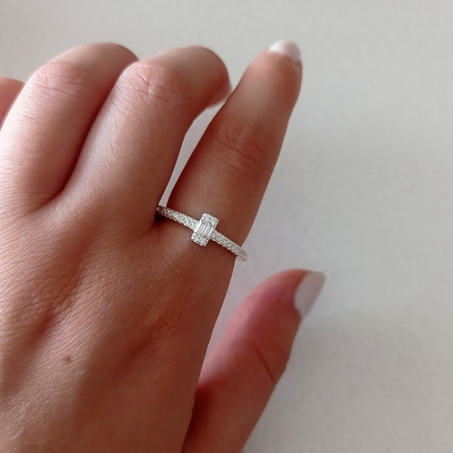 Imagen 5 de 6 de Anillo Plata Italiana 925 Modelo Dalia