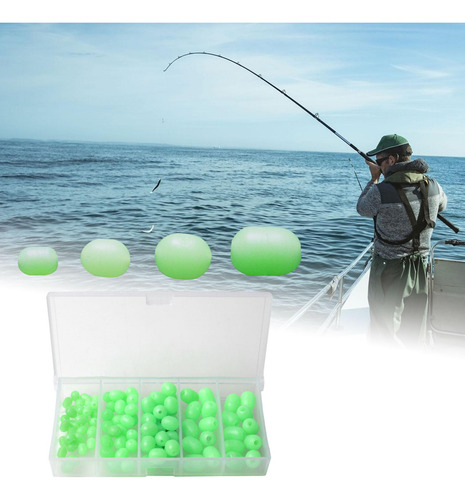 100 Uds Cuentas Luminosas De Pesca Accesorios Herramientas